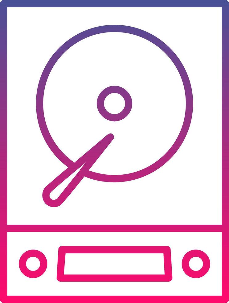Harddisk Icon Symbol Art Sign vector