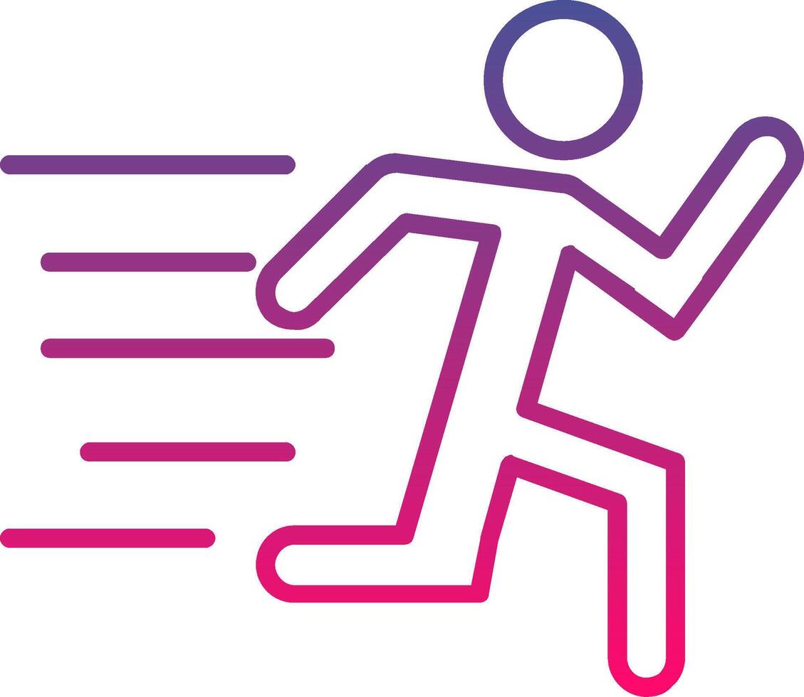 Running Icon Symbol Art Sign vector