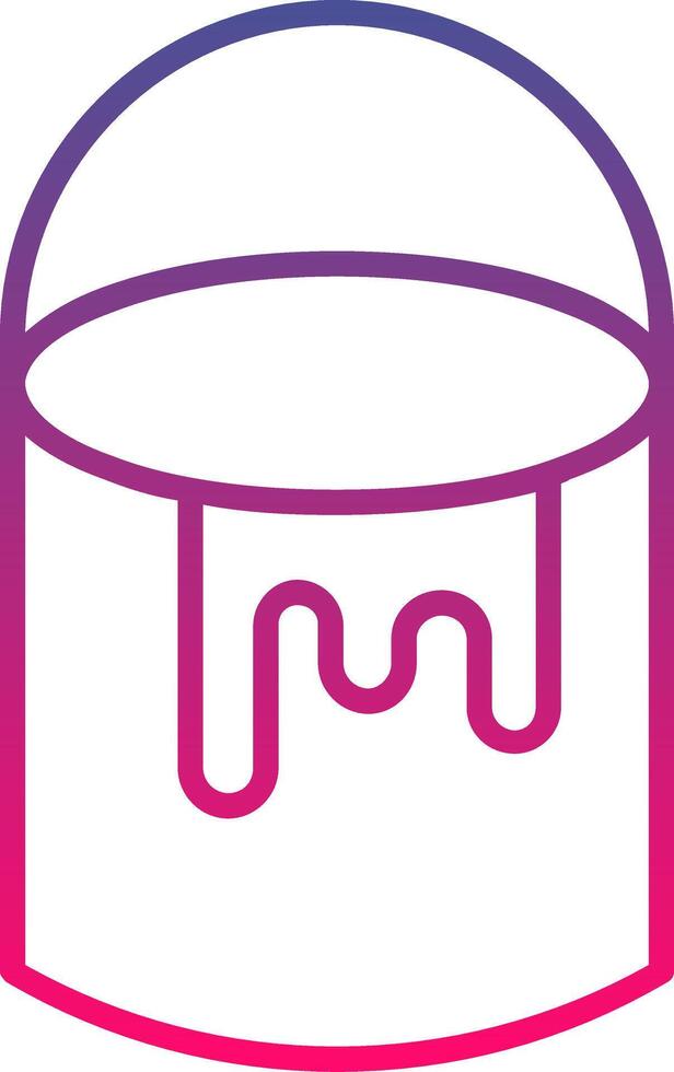 Paint Bucket Icon Symbol Art Sign vector