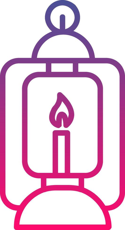 Oil Lamp Icon Symbol Art Sign vector