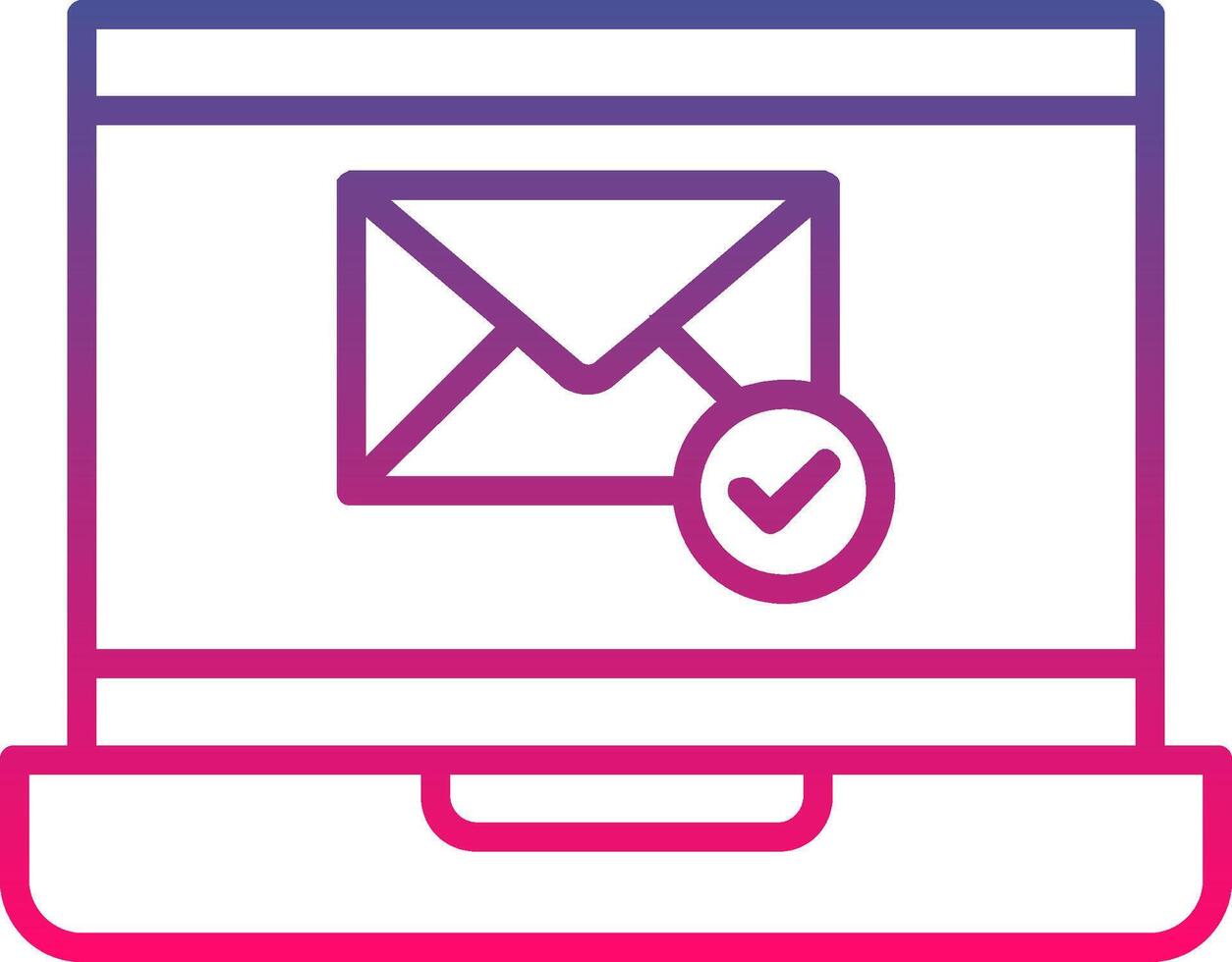 Mailing Icon Symbol Art Sign vector