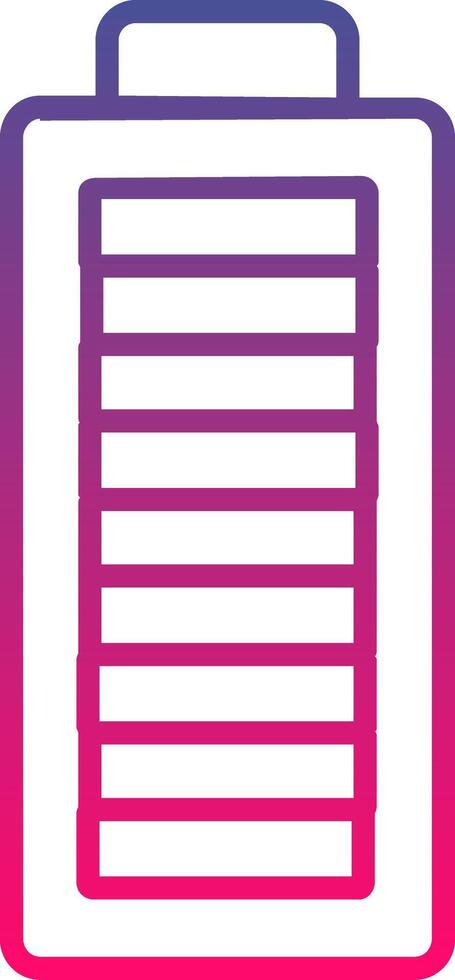 Full Battery Icon Symbol Art Sign vector