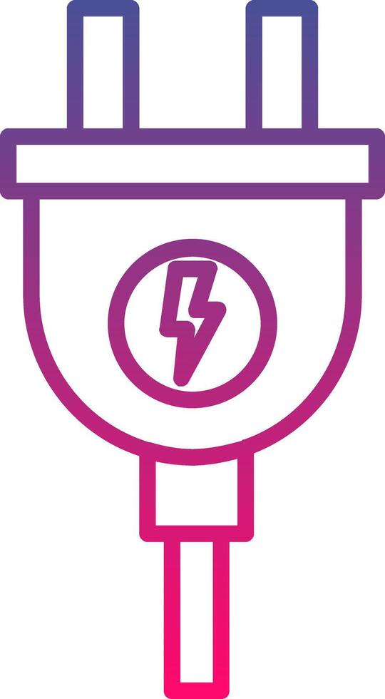 Electric Plug Icon Symbol Art Sign vector