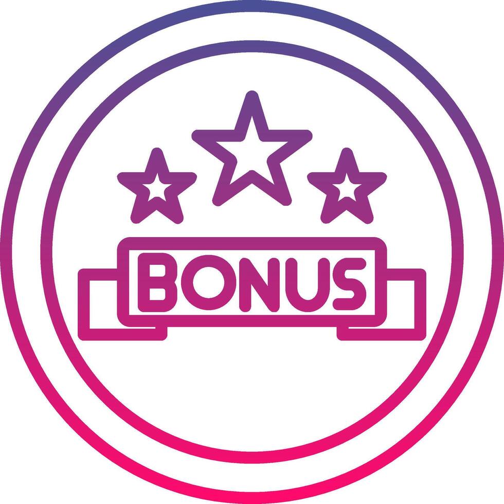 Bonus Icon Symbol Art Sign vector