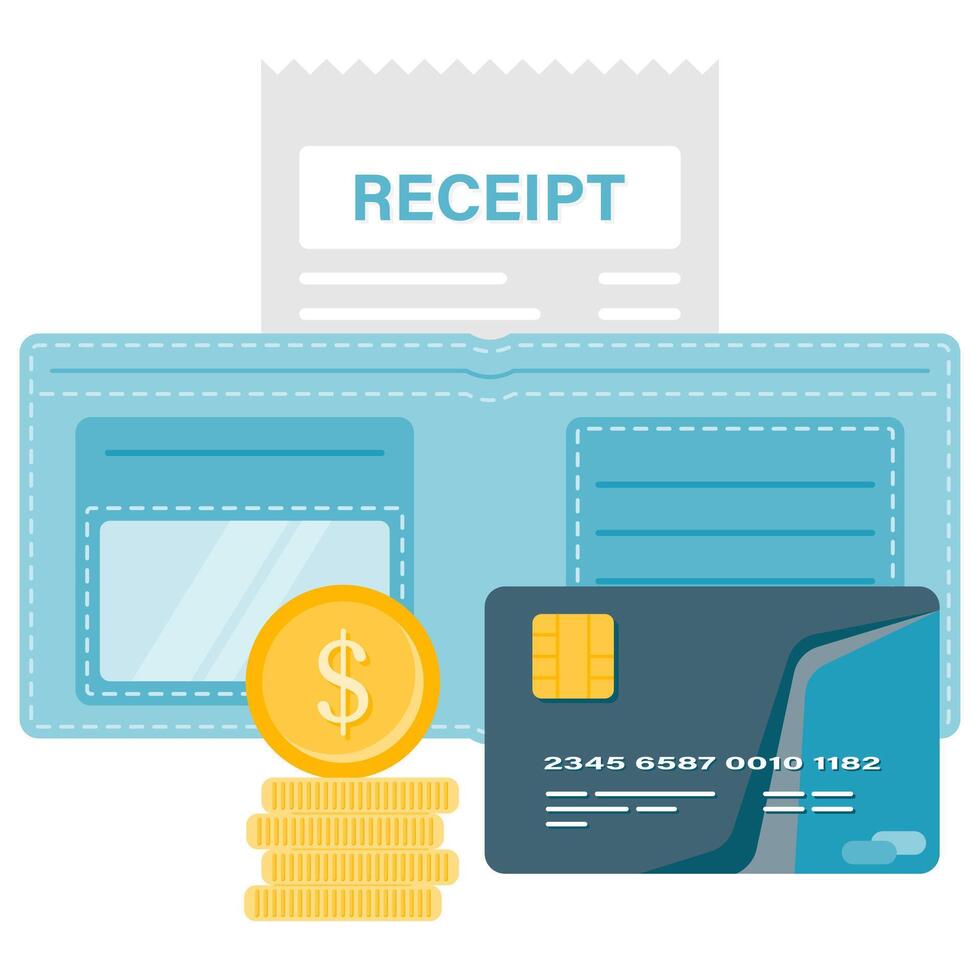 various payment methods, digital marketplace and online store vector