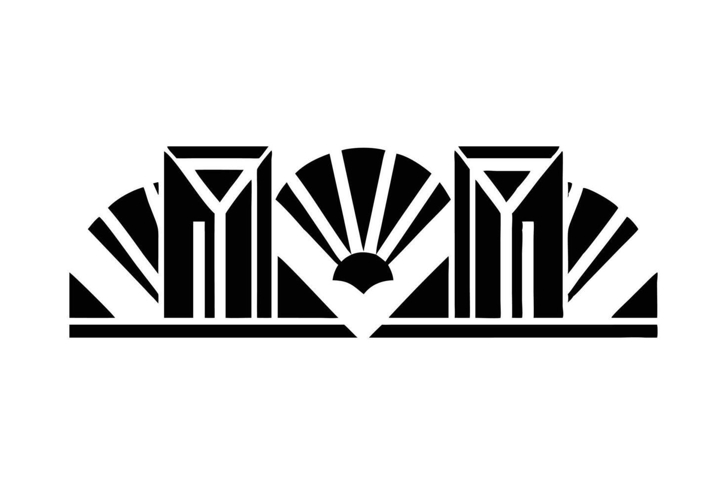 Grand Aesthetic Art Deco Set vector
