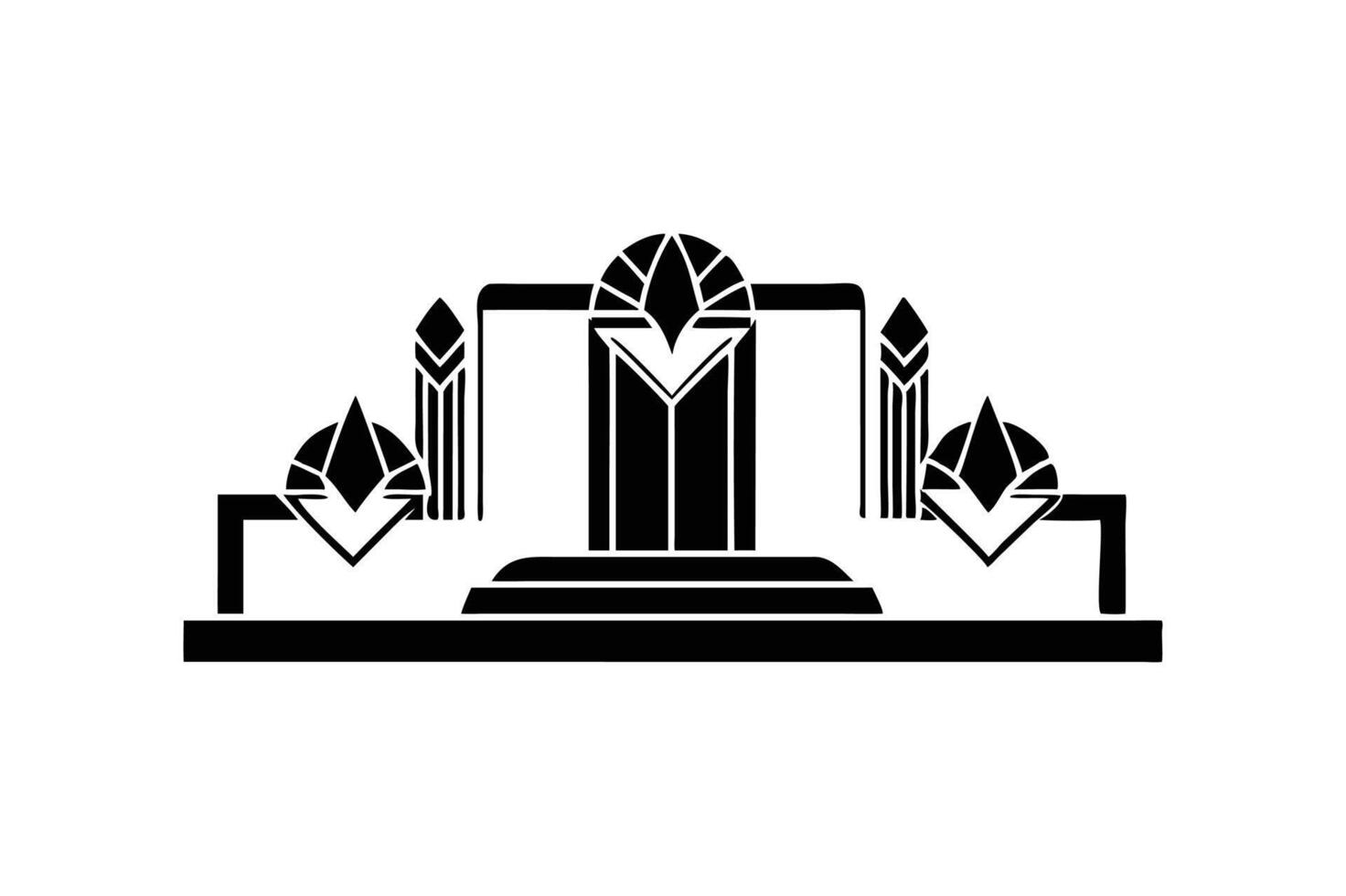 Opulent Visions Art Deco Set vector