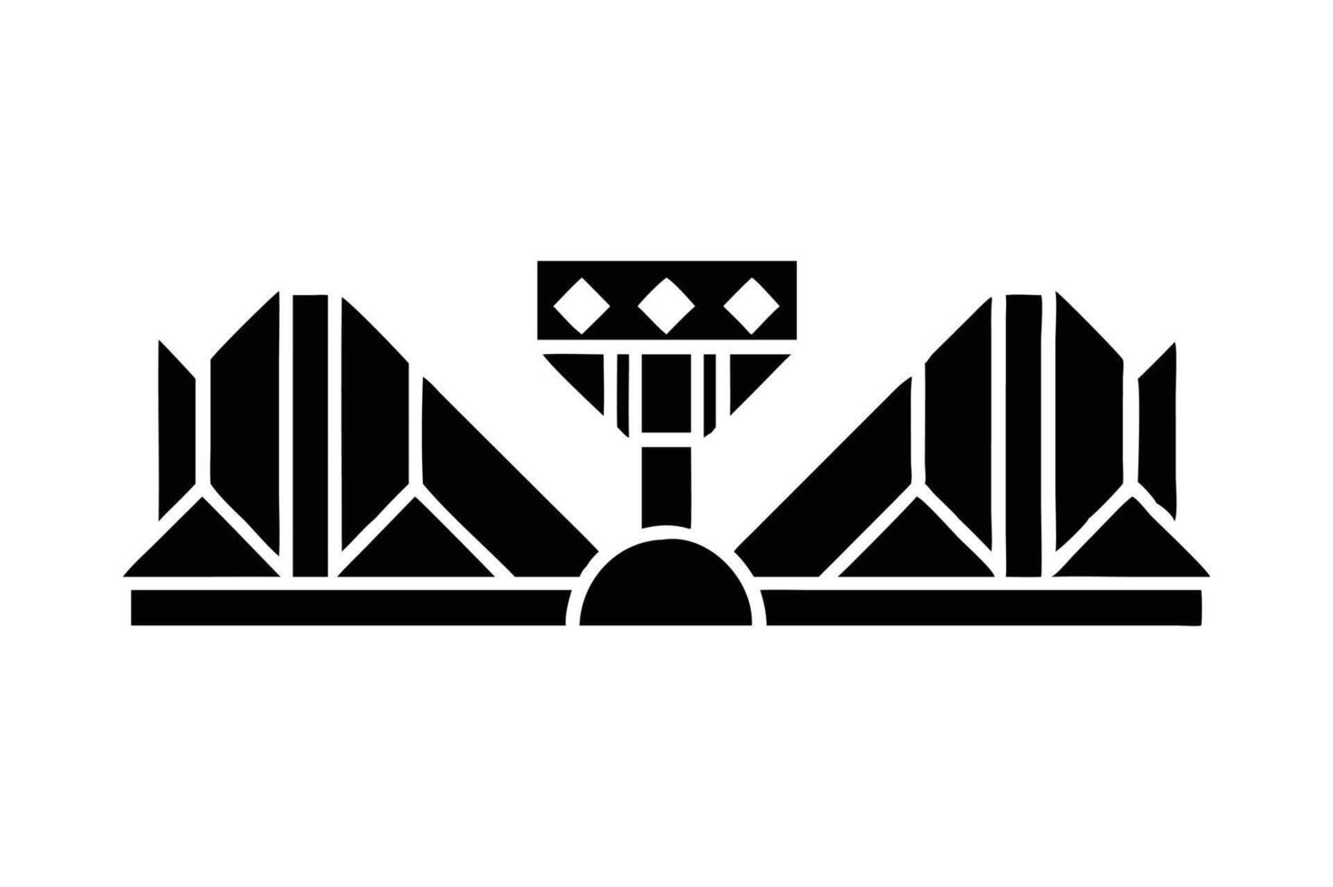 Timeless Glamour Art Deco Set vector
