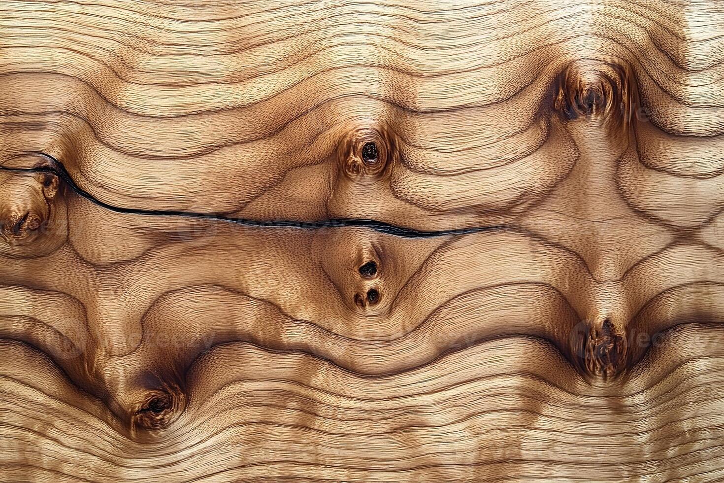 Natural Wood Grain Texture with Intricate Patterns for Design and Decor photo