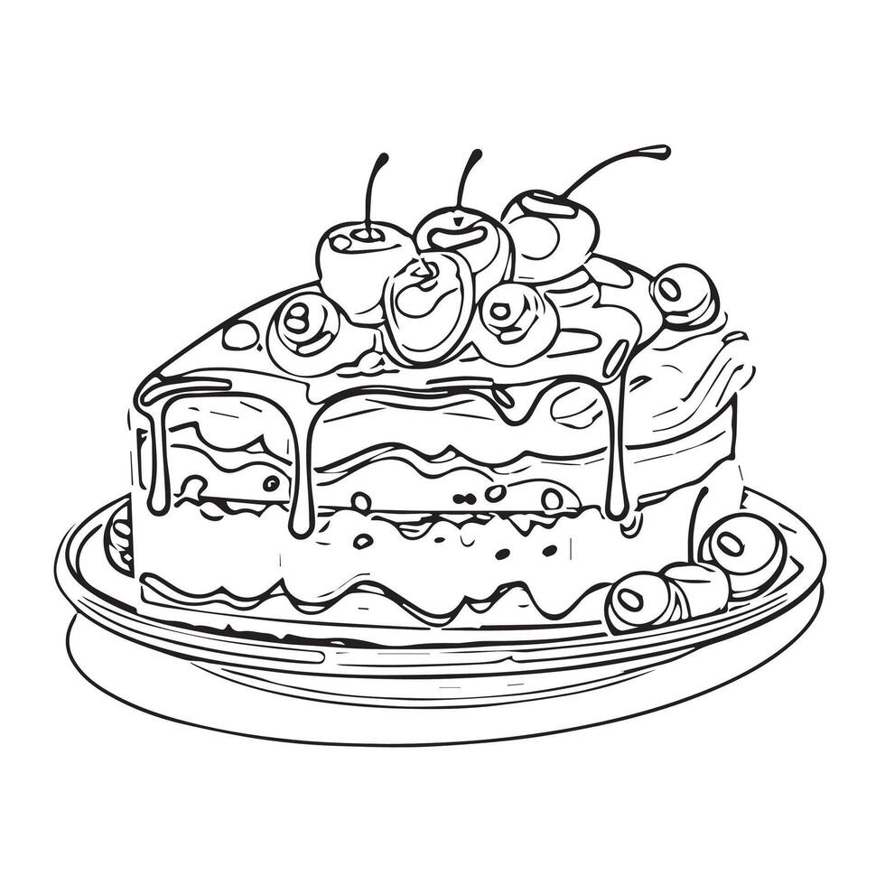 dessert food cooking bakery collection pastry vector