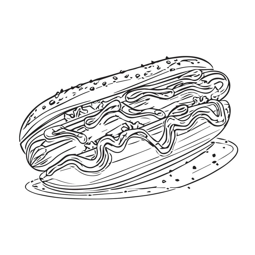 burger hot hamburger ketchup hot dog symbol vector