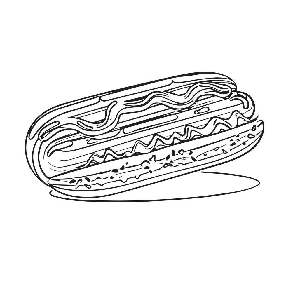 food lunch grill burger fast cuisine vector