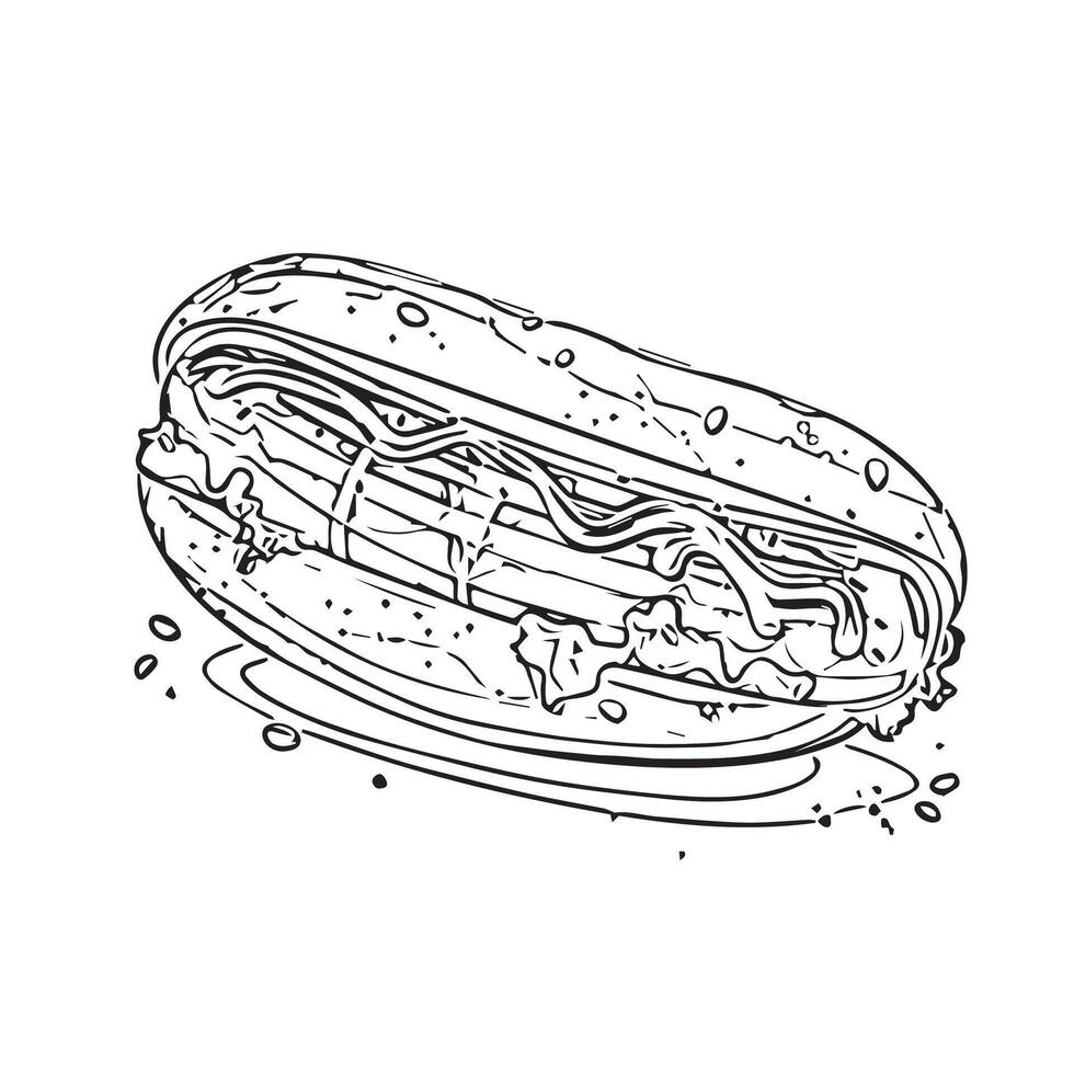 ketchup delicious cooking meal unhealthy dinner vector