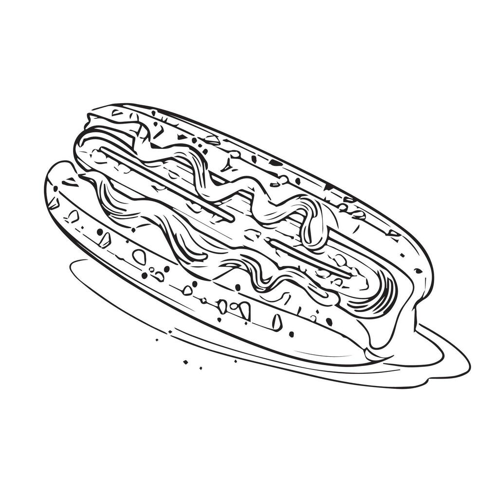 white barbecue outline restaurant delicious symbol vector