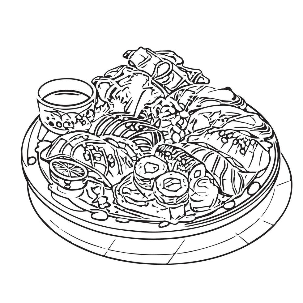 eat healthy breakfast food miso soup japanese vector