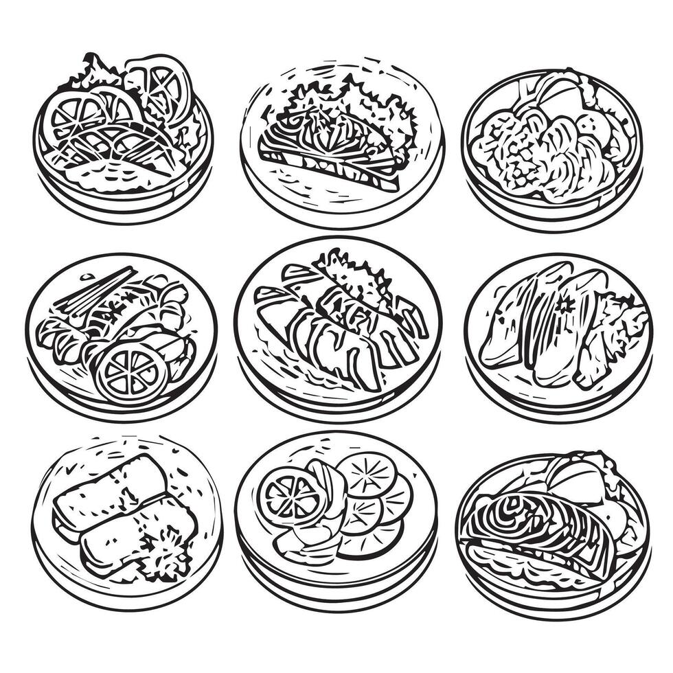 design chopsticks asian bowl japan lunch vector