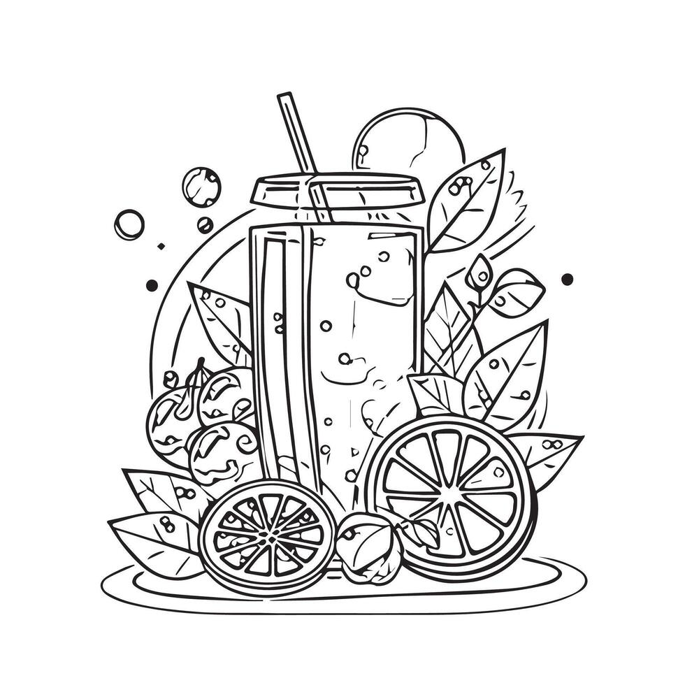 object beverage fresh cold ripe vector