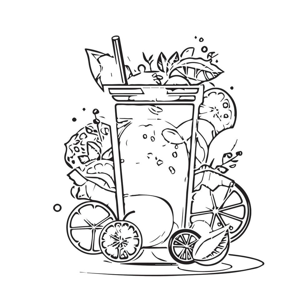 swirl refreshment summer isolated ripe vector