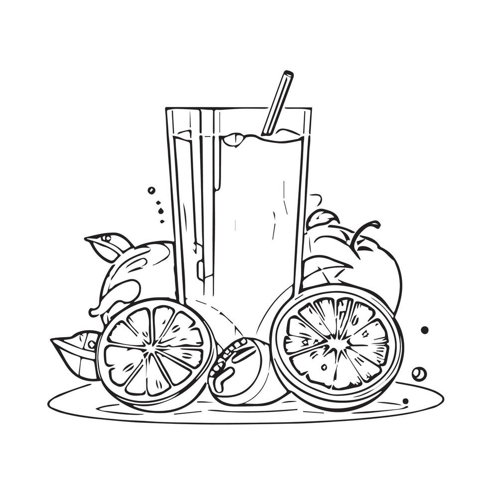 cold juice 3d healthy splashing vector