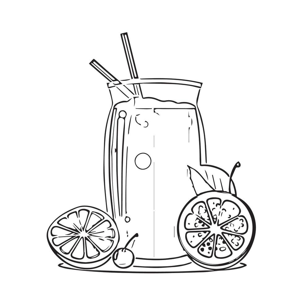 design beverage healthy citrus ripe vector
