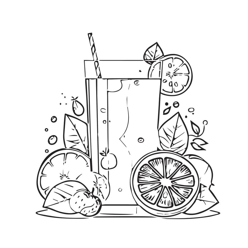set juicy citrus healthy drop vector