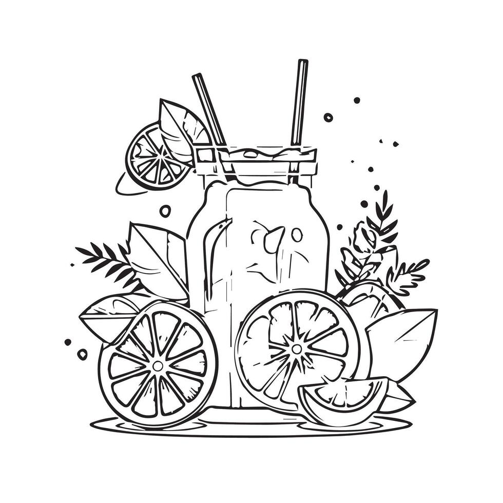 smoothie healthy set cold vector