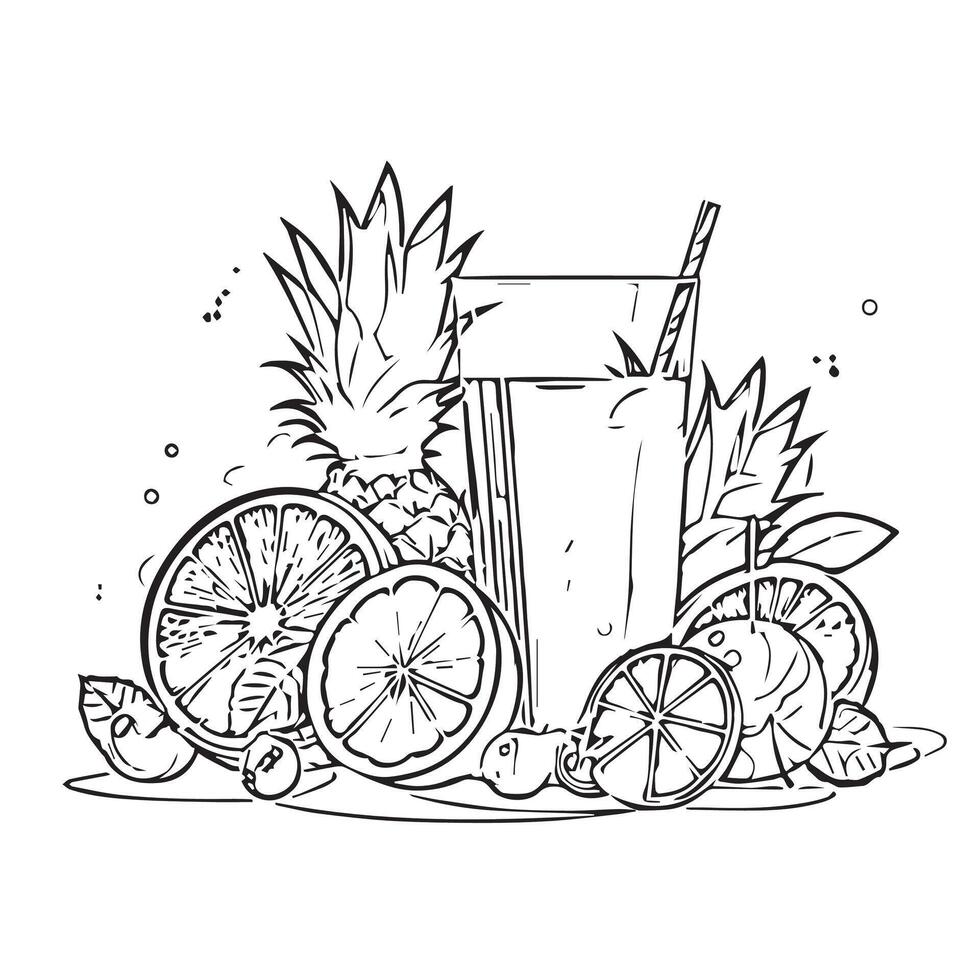isolated juice transparent realistic citrus vector