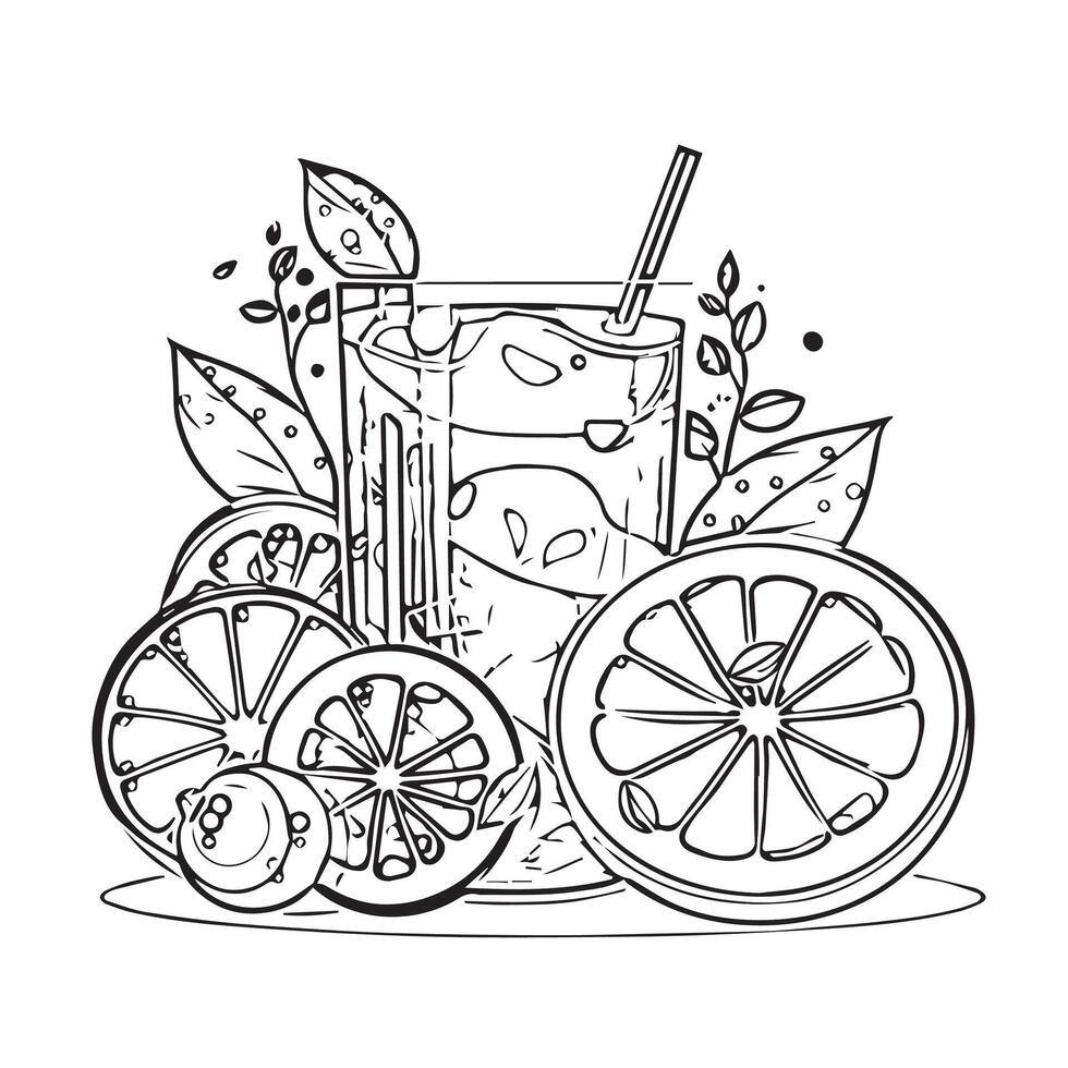 set transparent beverage banner cocktail vector