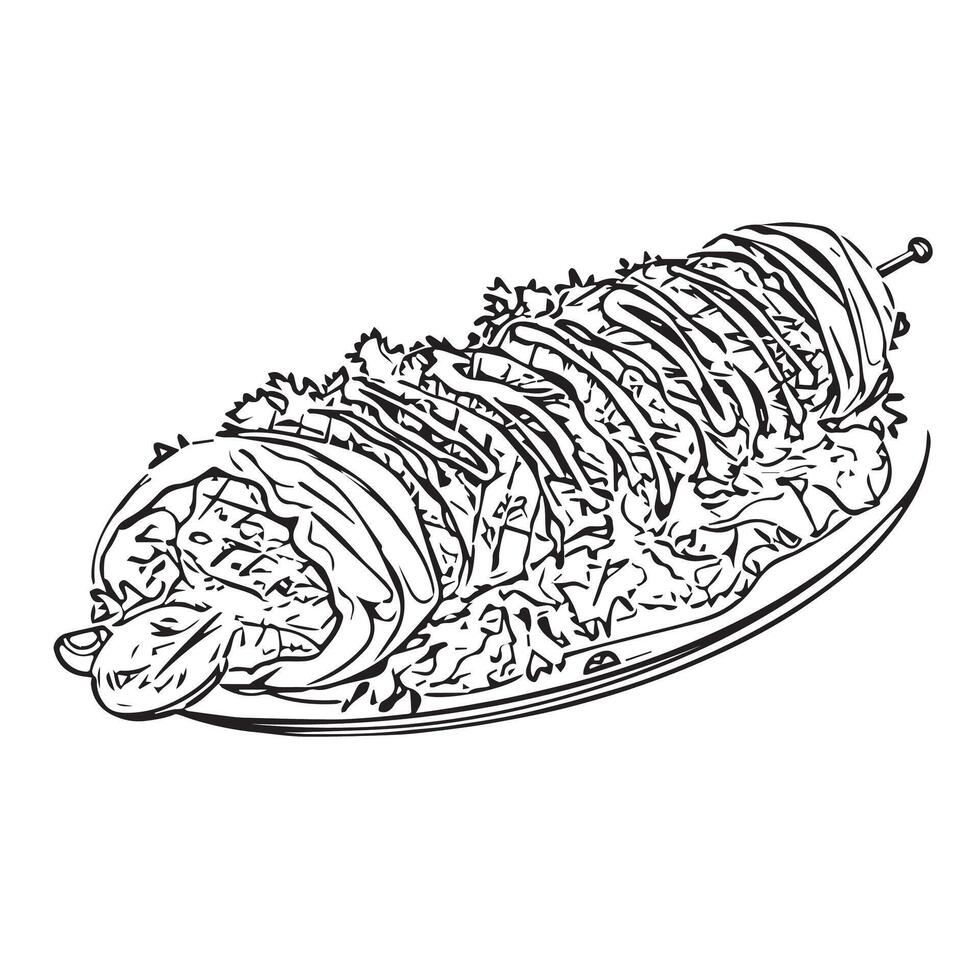grill beef fast food food roast vector