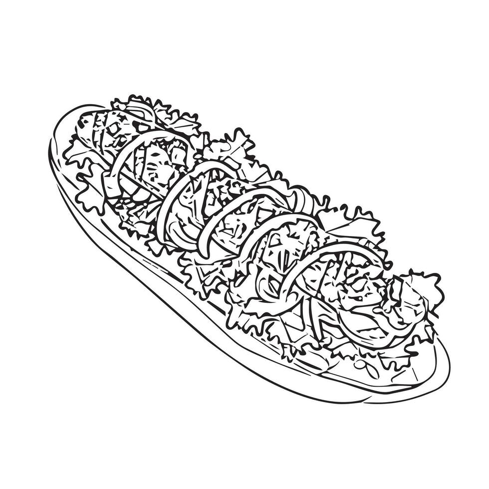 roast cooking sauce kebap grilled vector