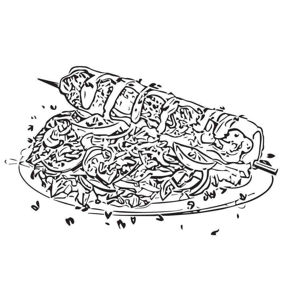 bread food fast hot traditional vector