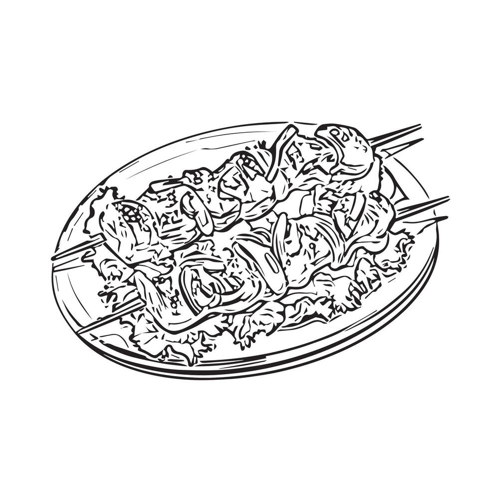 sandwich beef dish gourmet sauce vector