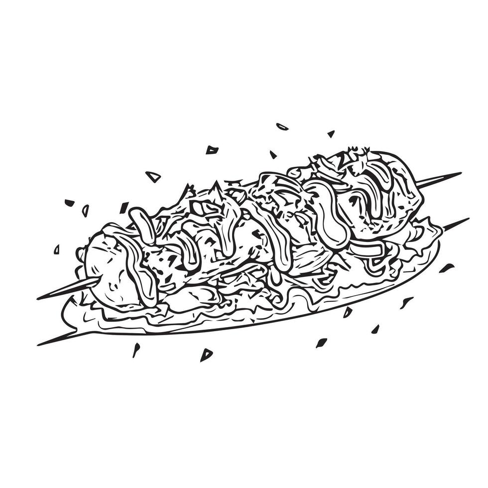 salad cuisine kebap fast arabic vector