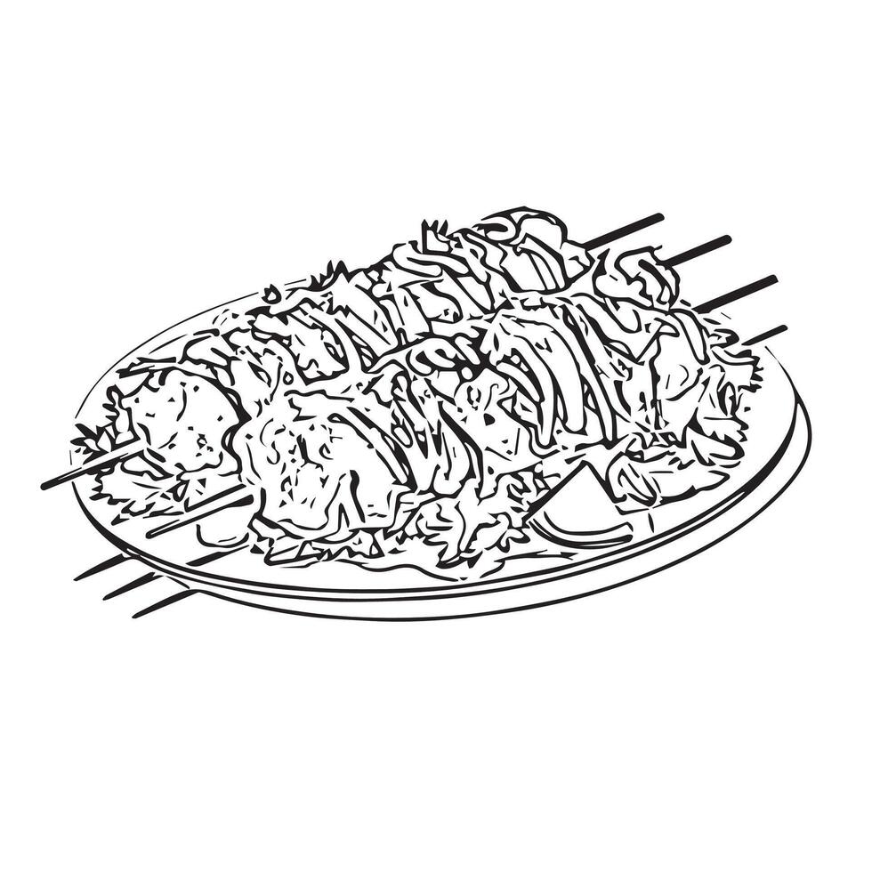 food bread sandwich doner eat vector