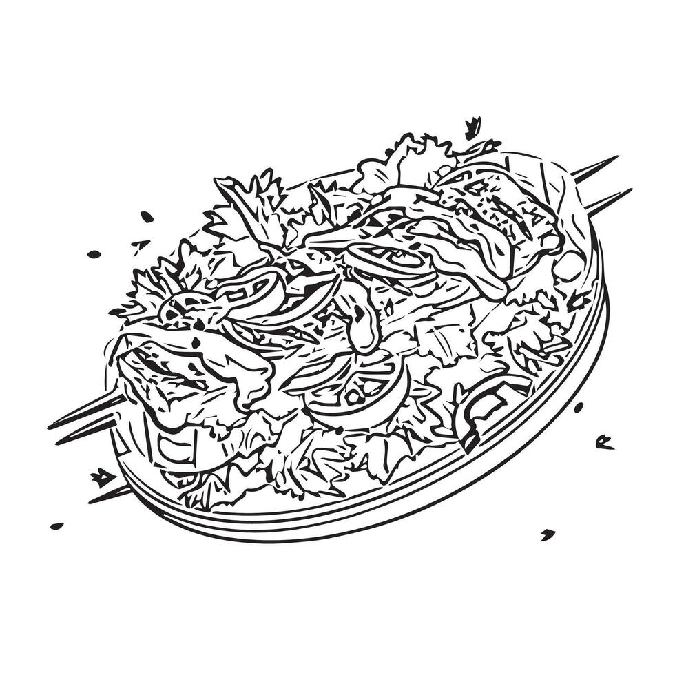 meat dinner eat beef tasty vector