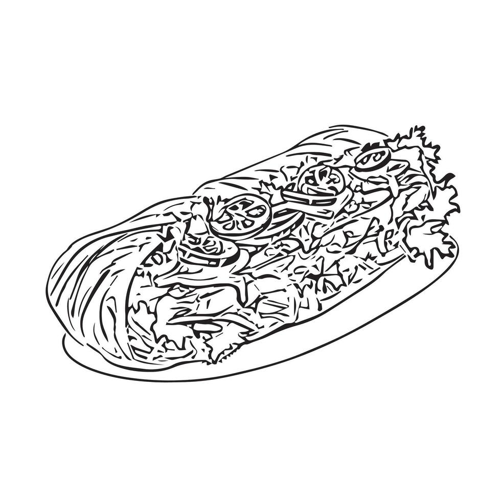 wooden sandwich onion bread cooking vector