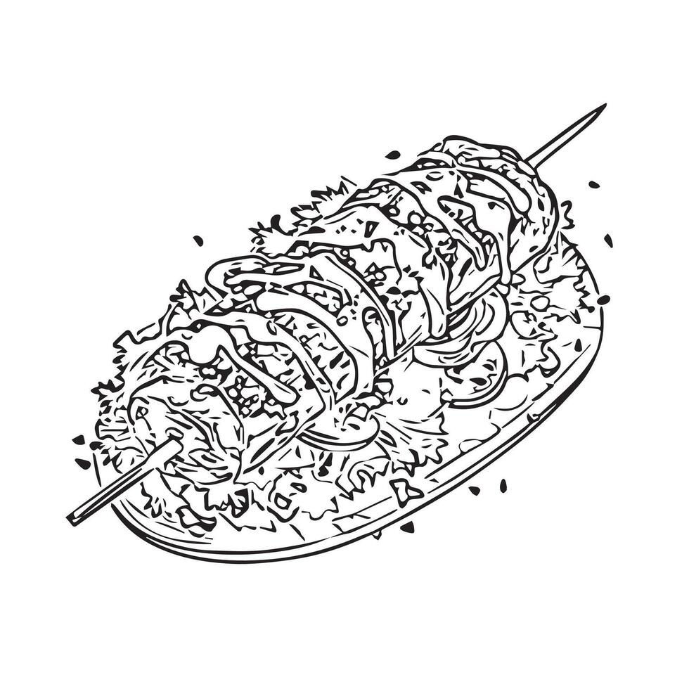 tomato meal traditional closeup onion vector