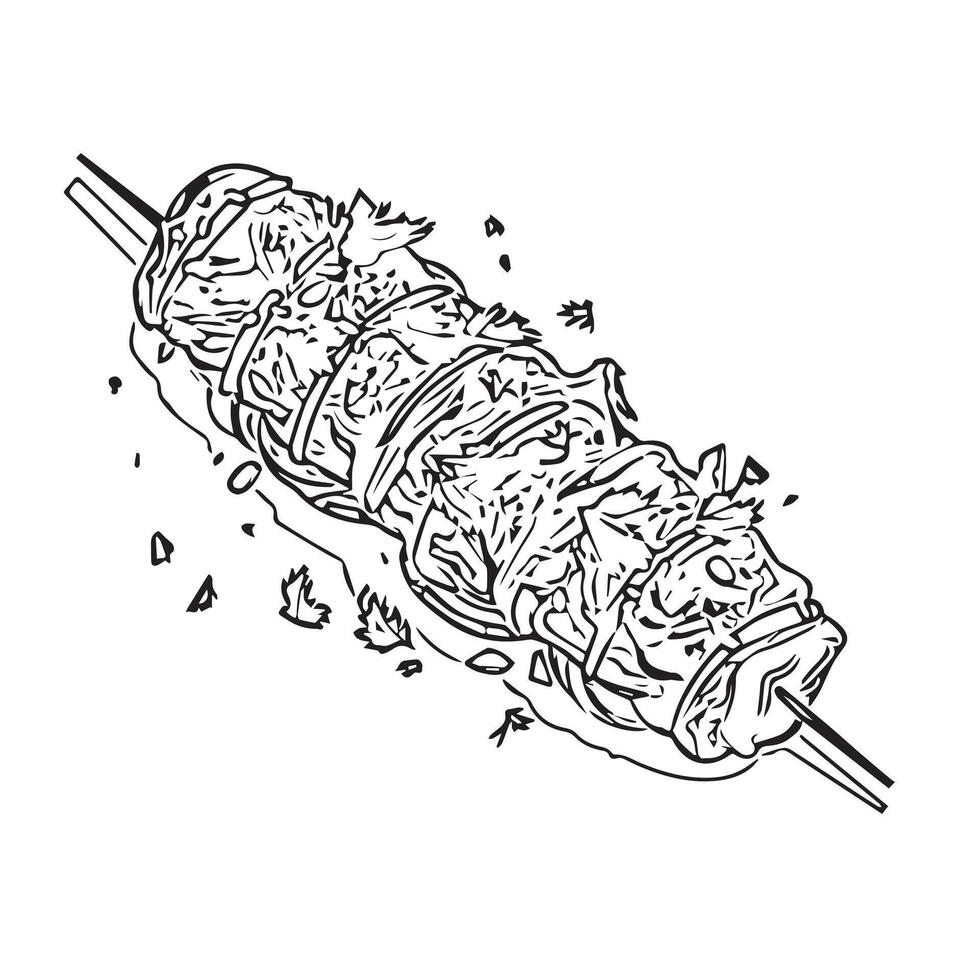 onion dinner dish meal roast vector