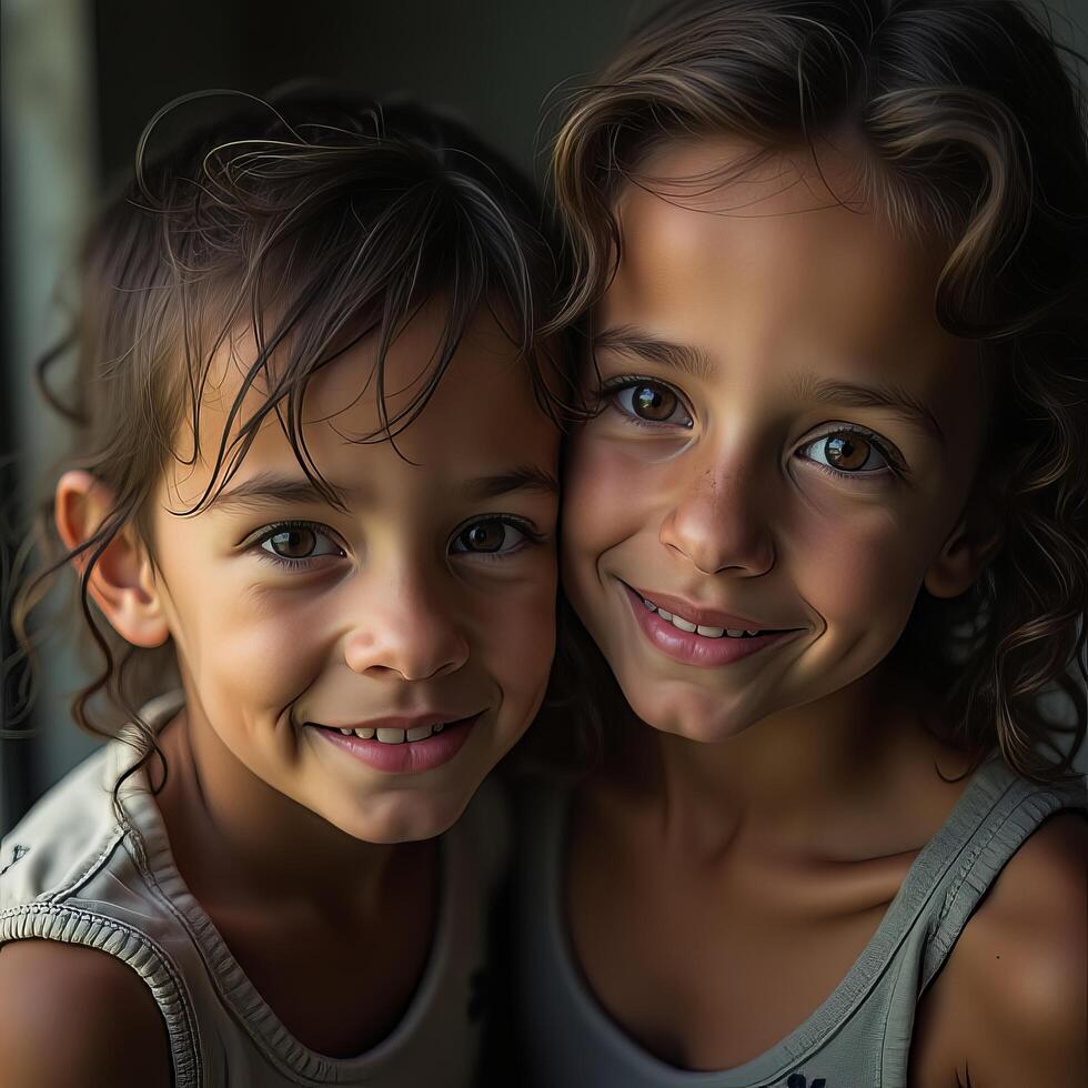 Beautiful Bond of Childhood photo