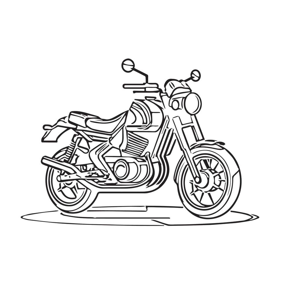 driver adventure road motor motorcycle engine design vector