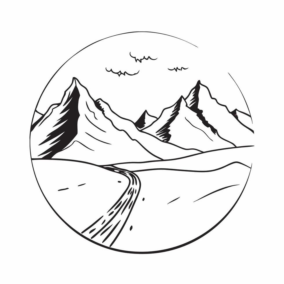 Winter Wonderland on High concept as A panoramic view of snow capped mountains stretching into the horizon embodying a winter wonderland in Photo Stock Concept Clear Set 2 vector