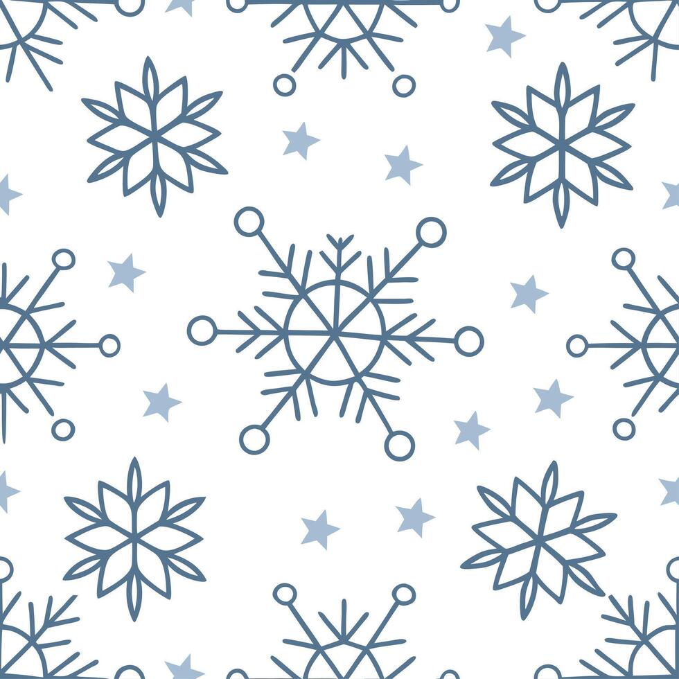 Winter snow seamless pattern with sparkling ice crystals soft snowflakes and frosty patterns for a magical winter look concept as Magical winter snow pattern with sparkling ice cry Clear vector