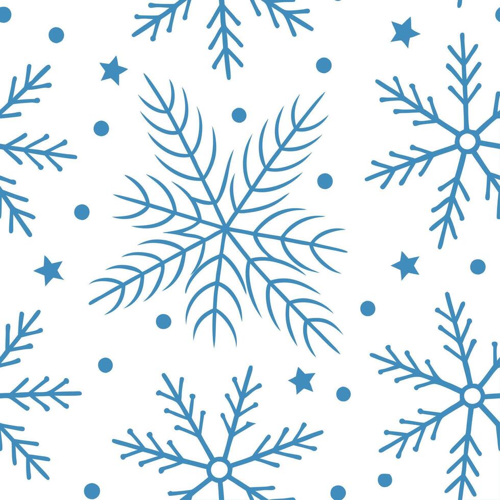 Winter snow seamless pattern with falling snowflakes icy branches and cold textures for a pure frozen effect concept as Pure winter snow pattern with falling snowflakes and icy bra Clear vector