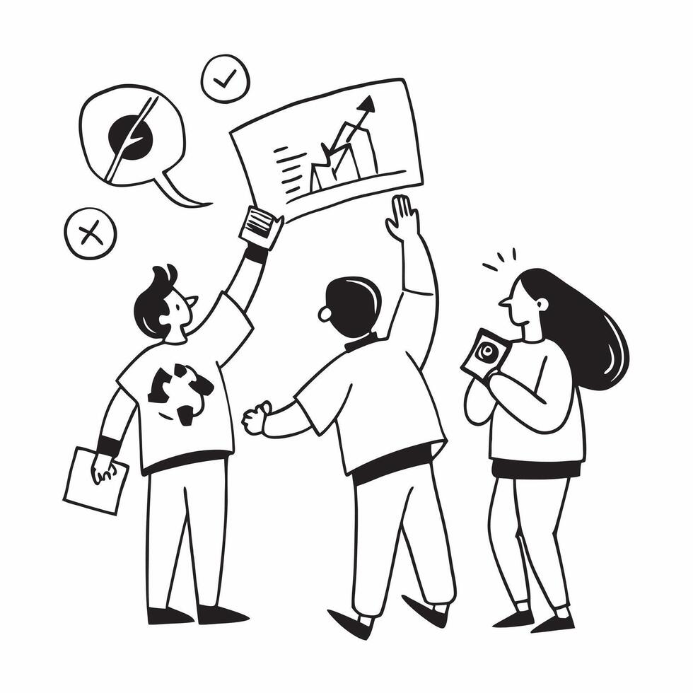 Volunteers conducting energy audits to improve efficiency concept as Volunteers conducting energy audits to improve efficiency highlighting energy conservation sustainability and t Clear vector