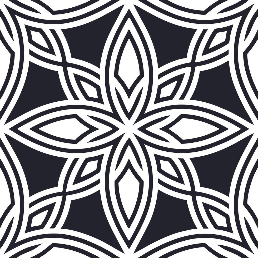 Tribal patterns seamless design with sharp edges and bold geometric shapes for a structured powerful aesthetic concept as Sharp edged tribal patterns with bold geometric shapes for Clear vector