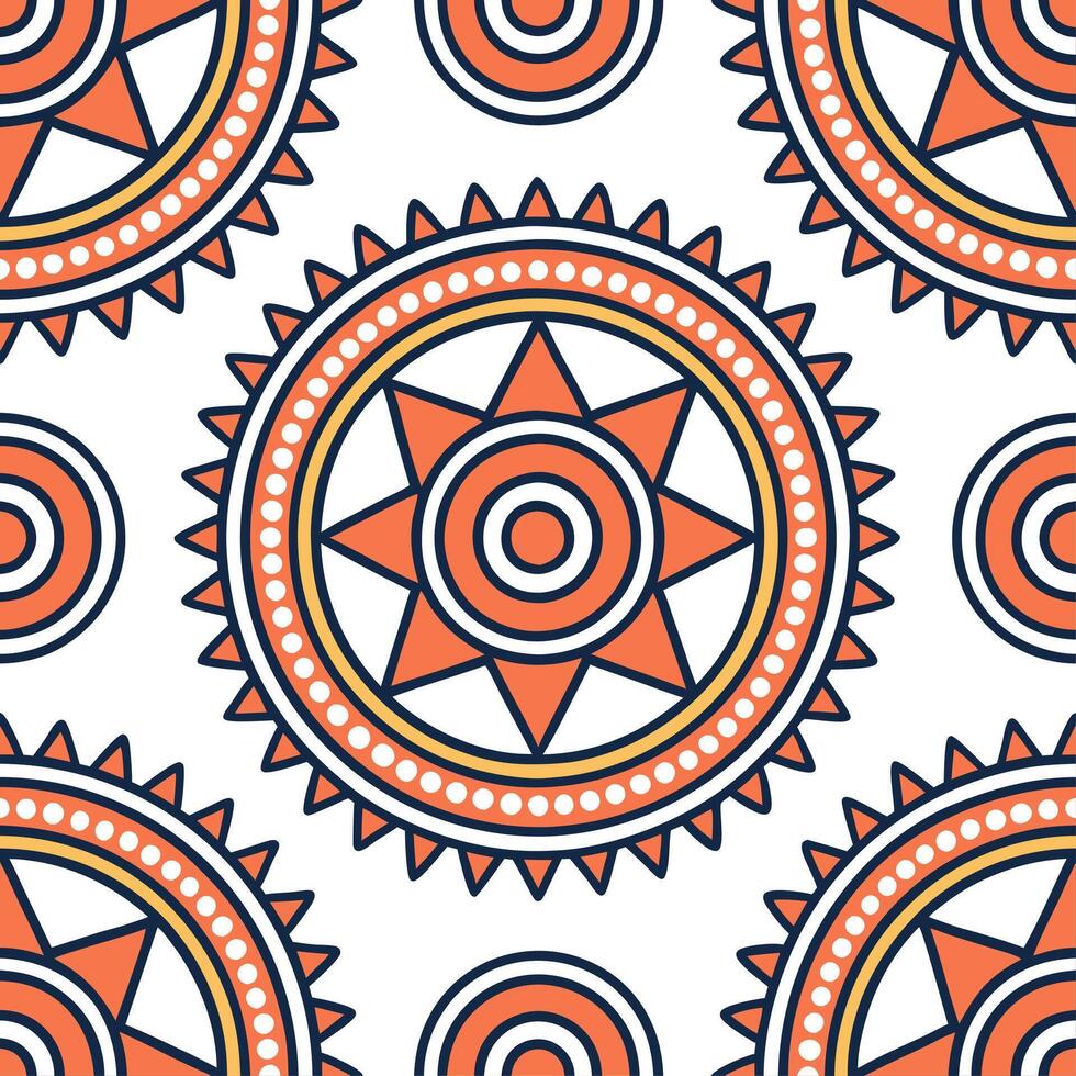 Tribal patterns seamless design with rhythmic lines and vibrant tribal art for a lively energetic cultural look concept as Rhythmic tribal patterns with vibrant tribal art perfect Clear vector
