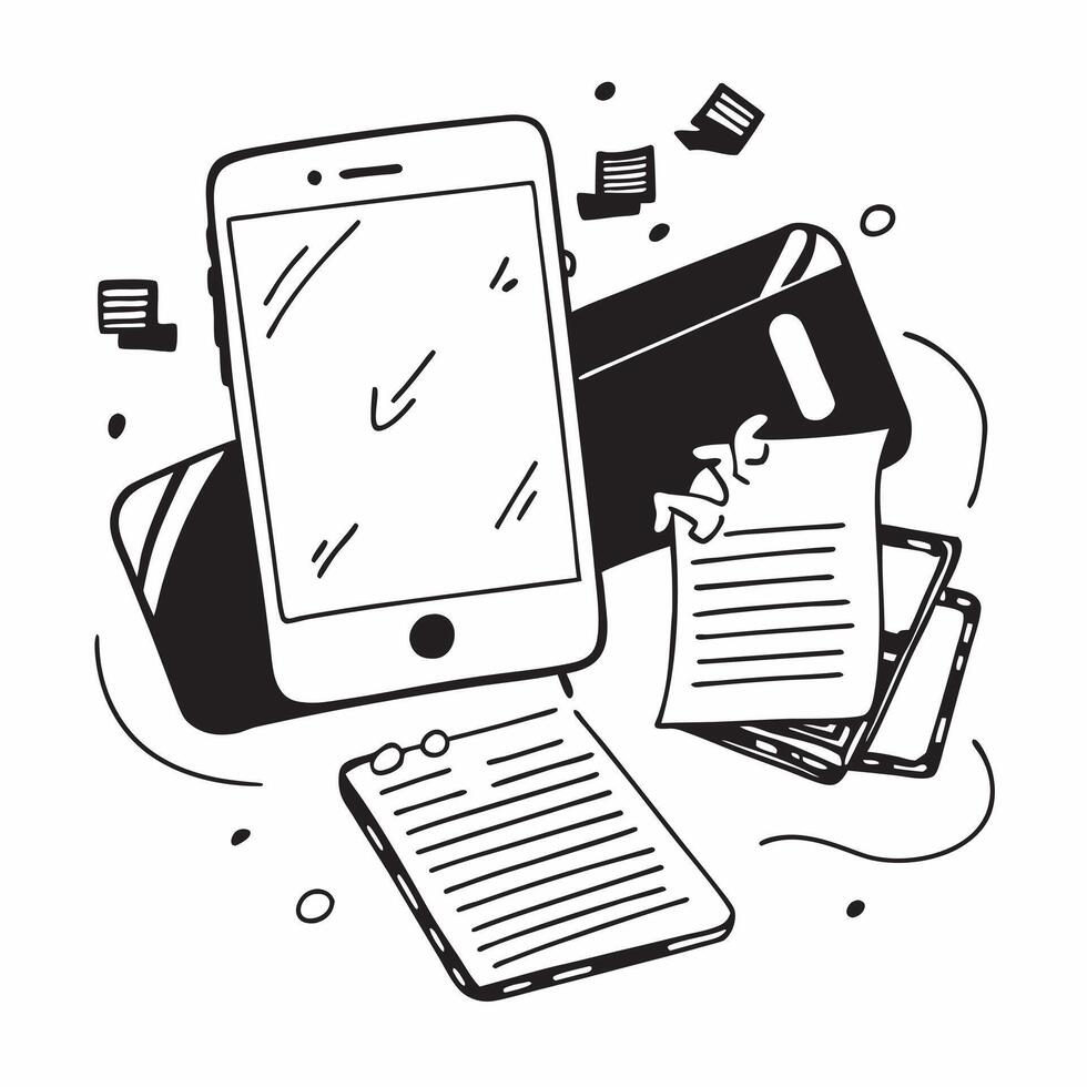 Top view of a desk with a laptop and a coffee mug symbolizing efficiency and comfort in double exposure with copy space concept as A top view of a desk with a laptop and a coffee Clear Set 2 vector