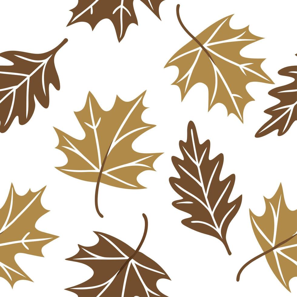 Thanksgiving leaves seamless pattern with rich autumn colors of red orange and yellow for a warm harvest inspired look concept as Warm Thanksgiving pattern with red orange and yell Clear Set 13 vector