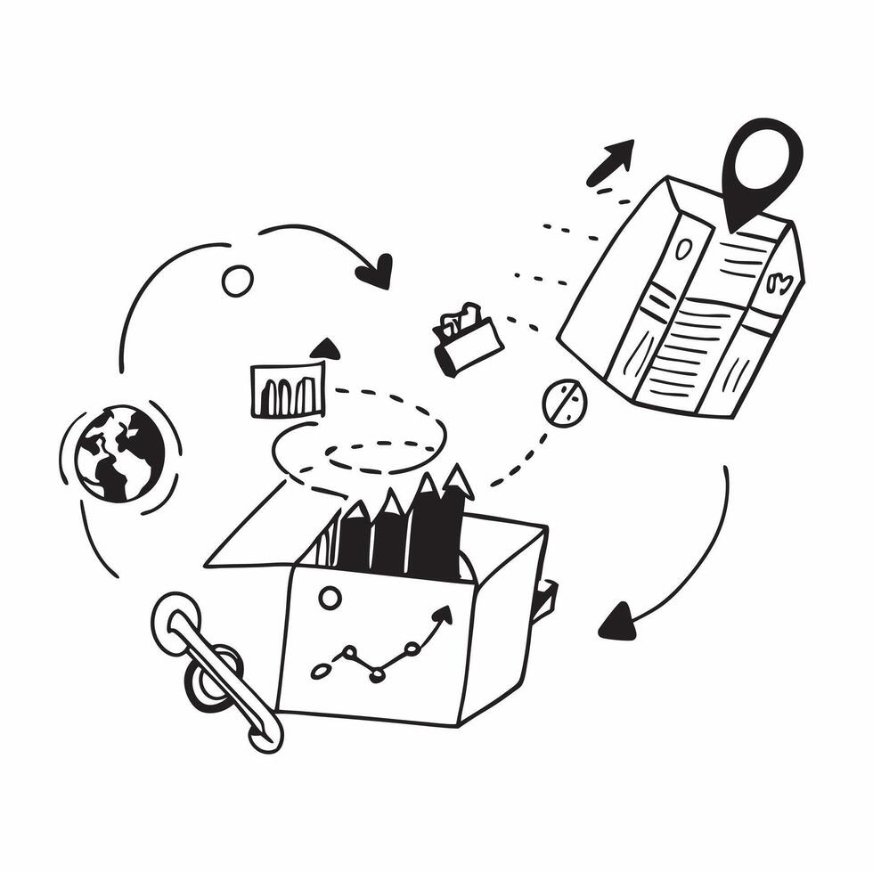 Supply Chain Sustainability concept as Companies optimize their supply chains for sustainability ensuring ethical sourcing and reduced environmental impact in Photo Stock Concept Clear vector