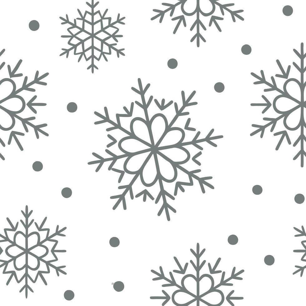 Subtle winter snow seamless pattern with delicate snowflakes and soft frosty textures for a quiet peaceful design concept as Subtle winter snow pattern with delicate snowflakes and Clear vector